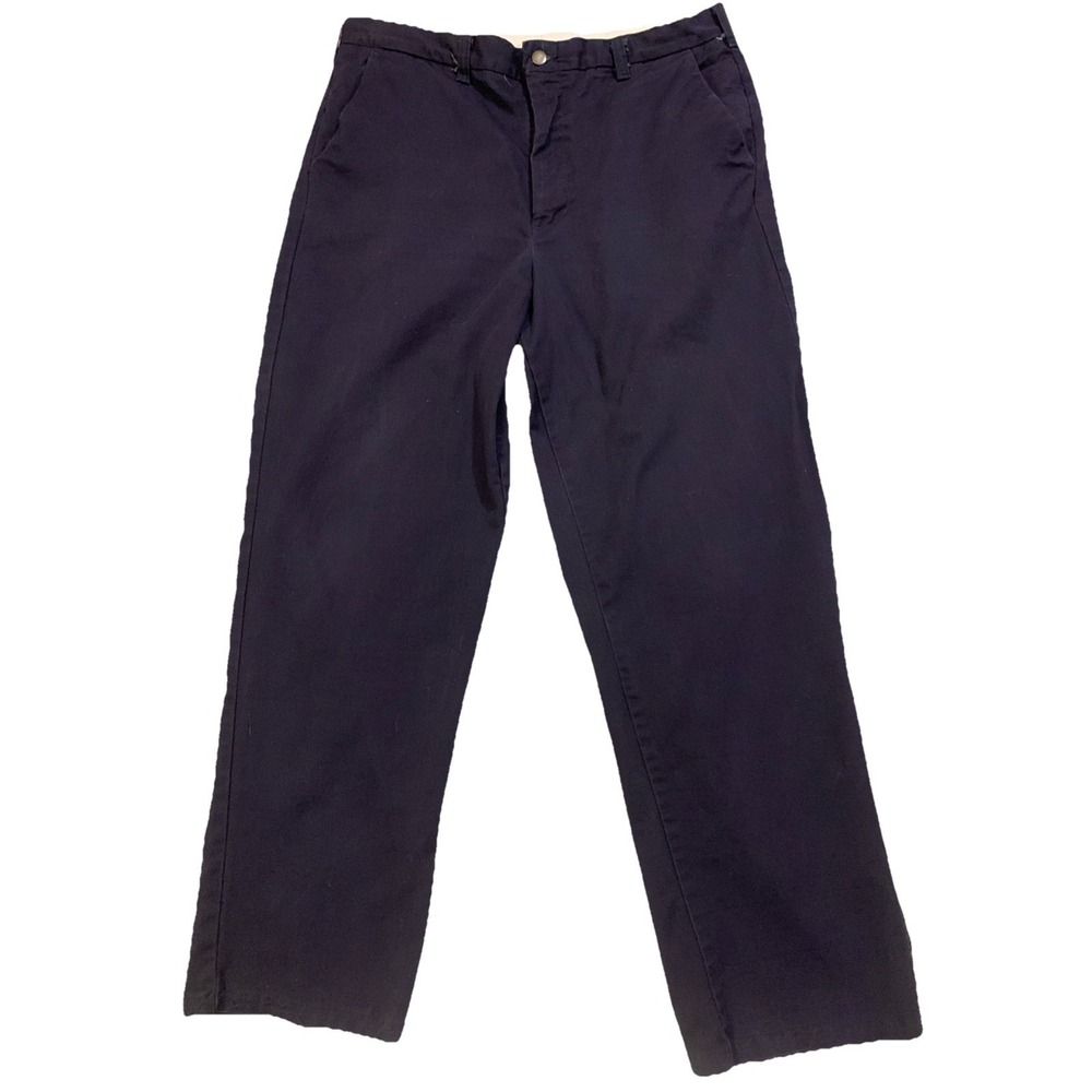 Workrite‎ FR Pants Mens 36x30 Navy Flame Resistant Westex Ultrasoft CAT 2 2112